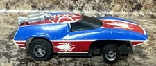 1976 Aurora HO Slot Car MagnaSteer SPIDERMOBILE Spiderman Complete Untested