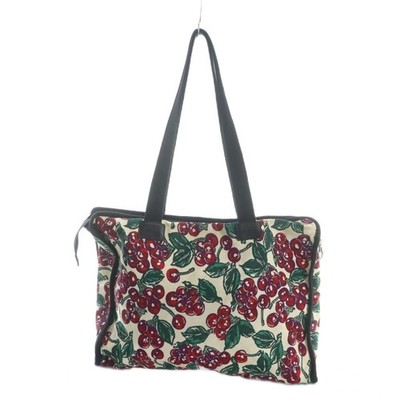 SONIA SONIA RYKIEL Tote Bag Hand Canvas Logo All Over Pattern