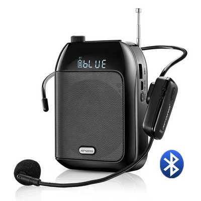 Bluetooth UHF Wireless Sprachverstärker Tragbar Für Unterricht Vortrag Reiseleiter