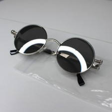 Retro Round Polarized Sunglasses Men Women Vintage Gothic Steampunk Glasses cool