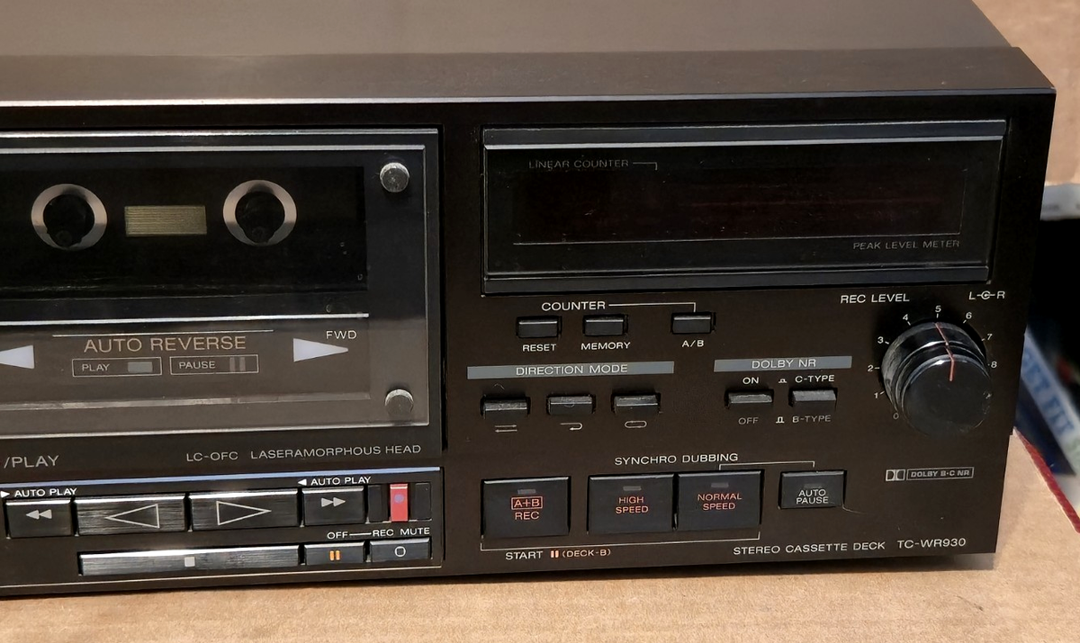 Vintage Sony TC-WR930 Stereo Cassette Tapecorder | eBay