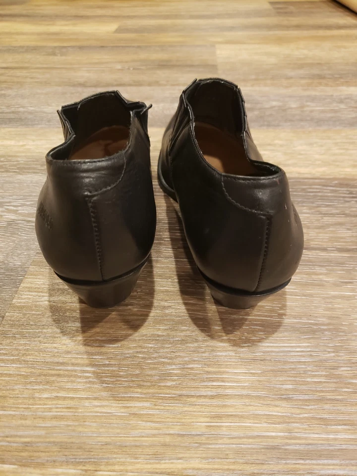 DURANGO * Western Vaquera NEGRO Cuero Botines Zapatos * Para Mujer Talla 8M Foto 4 de 4