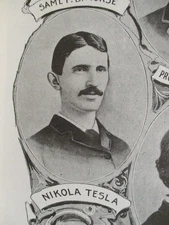 1896 SCIENTIFIC AMERICAN 50th ANNIVERSARY TESLA EDISON INVENTORS INVENTIONS BIKE