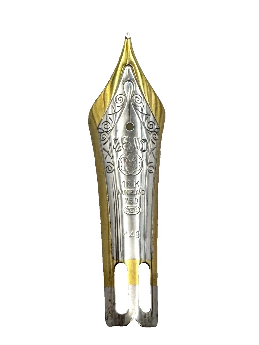 Montblanc 149 Fountain Pen's Nib, 18K Gold, Fine. Nib spare part