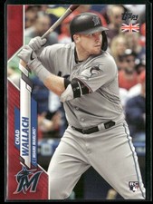 Chad Wallach Topps 2020 Topps UK Edition #12 Red SN,RC #/5