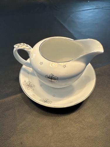 Summit Stardust MCM Creamer And Saucer Atomic Age Really Cool - Picture 6 of 6