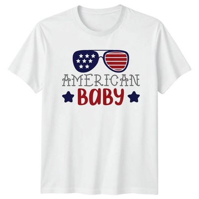 American Baby T-Shirt Patriotisch 4. Juli Geschenk für Sie und Ihn