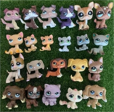 Littlest Pet Shop LPS Dog and Cat Toy Playset Pet Figure for Girl Doll Kid Gift