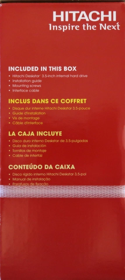 Hitachi Deskstar 3.5" 32MB 6Gbs 7200rpm SataIII 1TB HD31000 IDK/7K "New Sealed" - Image 3 of 4