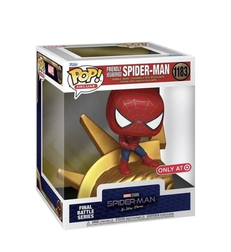 Funko Pop! DELUXE Friendly Neighborhood Spider-Man No Way Home 1183 In Hand