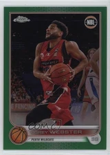 2022 Chrome NBL National Basketball League Green Refractor /99 Corey Webster #69
