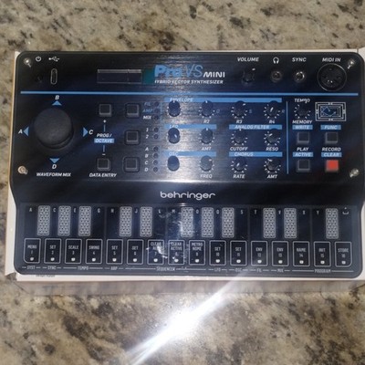 Behringer Pro VS Mini Hybrid Vector Desktop Synth w/Sequencer, Arp, Filter