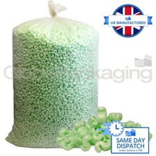 GREEN PELASPAN S FLOPAK POLYSTYRENE  PREMIUM LOOSE FILL PEANUTS *ALL QTY'S*