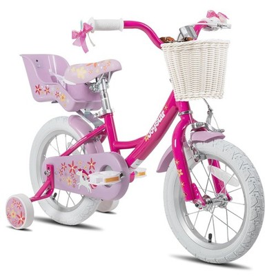 Teach Your Girl to Ride - JOYSTAR 14 Inch Kids Bike with Training Wheels