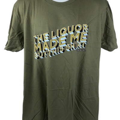 Full Send By Nelk Boys '' The Liquor Made Me Buy This Shirt '' Steve Mens Size XL