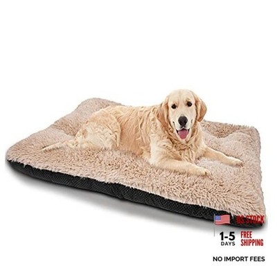 Dog Bed Crate Pad, Ultra Soft Calming Washable Anti-Slip Mattress 40*27(XL)