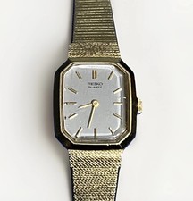 Vintage Seiko Quartz Ladies Watch In Gold Tone With New Battery