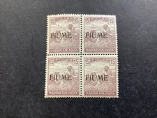 ICOLLECTZONE Italy Fiume #8 VF NH Block (C400-714)
