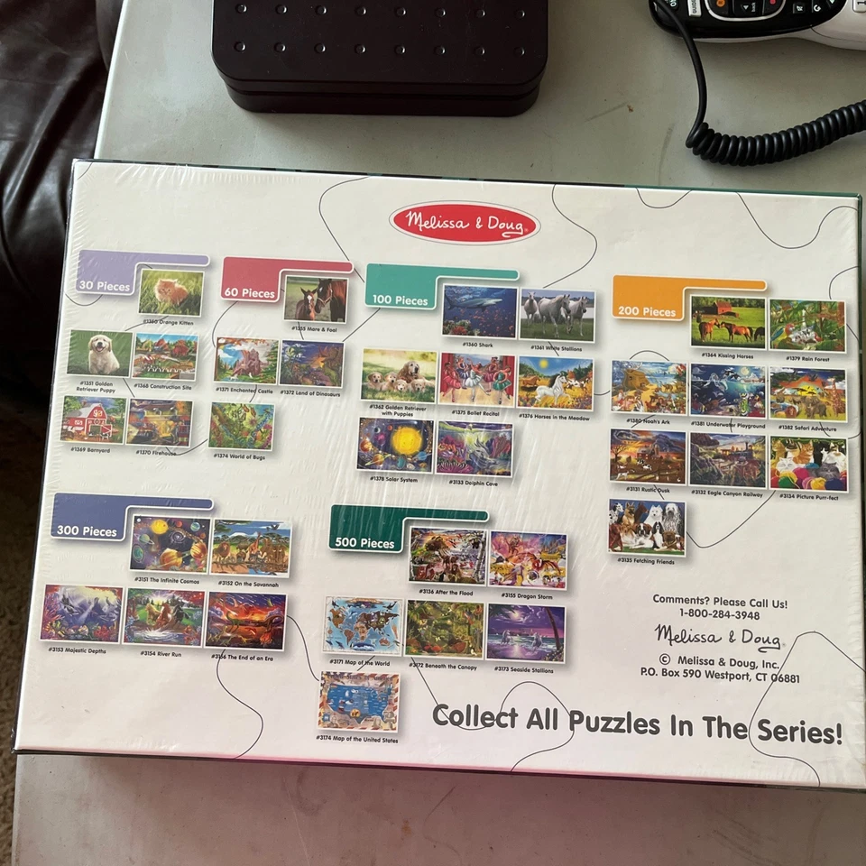 Melissa and Doug Jigsaw Puzzle Brand New Beneath The Canopy 500 Pieces Sealed - Image 2 of 4