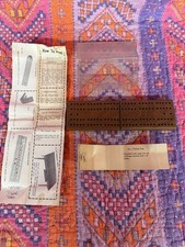 Vintage DRUEKE's No. 6 Pocket Cribbage Board DEFECT As-Is