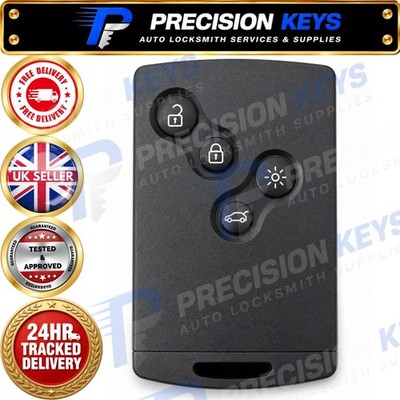 Renault Clio Captur 2012-2019 Smart Remote Car Key Fob 433Mhz 4A Handsfree