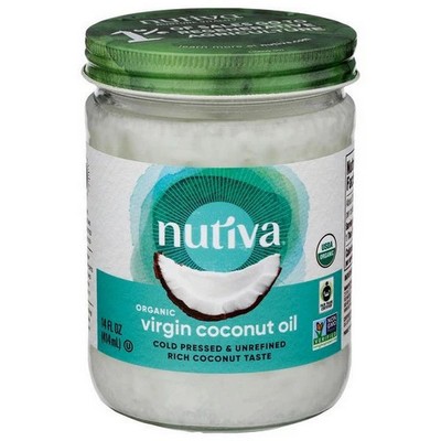 Organic Extra Virgin Coconut Oil 14 Oz  by Nutiva