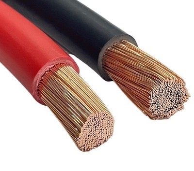 Kabel Batteriekabel H07V-K Rot Schwarz 1,5 2,5 4 6 10 16 25 35 50 70 mm² mm2