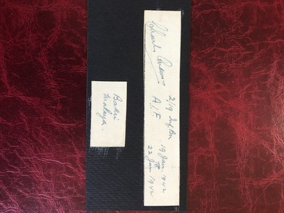 Lieutenant Colonel Charles G.W.Anderson Victoria Cross Autograph 