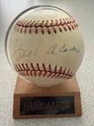Hank Aaron Signed Baseball