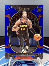 2022-23 Panini Select Blue (Retail Base) #88 AJ Griffin RC - Atlanta Hawks