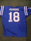 Peyton Manning Blue Indiapolis Colts Signed Jersey Wilson Pro Line 56 NFL