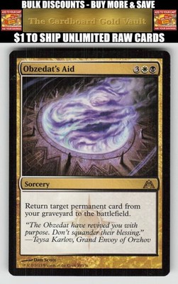 Magic_the_gathering Dragon's Maze #89 Obzedat's Aid