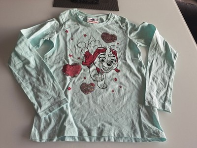 Süßes Langarmshirt von PAW PATROL nickelodeon Größe ca. 146 mint-grün