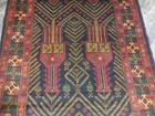 Vintage Turkish Rug,HandMade Anatolian Turkish Geometric Tribal Rug 4x9.7 Ft — photo 7