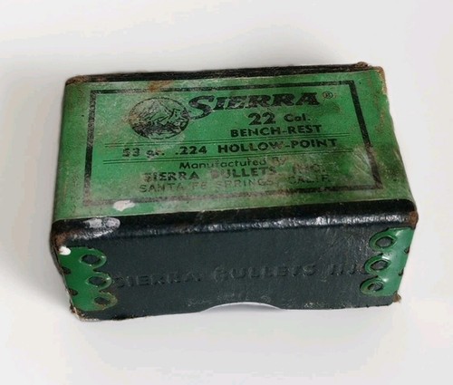Sierra .224 - 53gr Hollow Point VINTAGE BOX