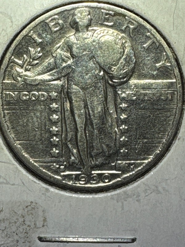 Last year 1930-S San Francisco Mint Silver Standing Liberty Quarter