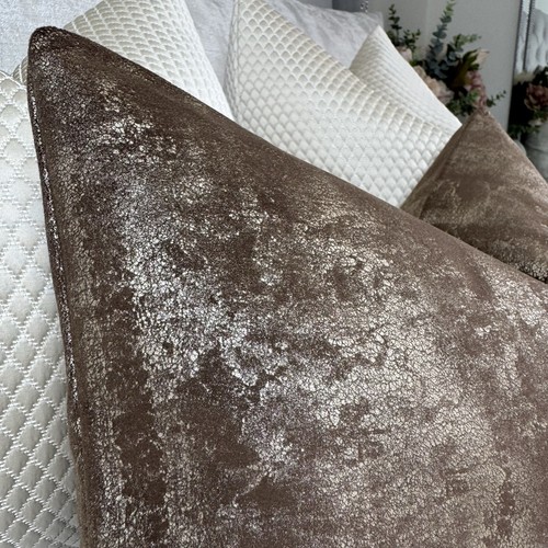 Copricuscino Marrone, Copricuscino Lombare per Divano o Letto TAPINI, Su Ordinazione - Foto 5 di 10
