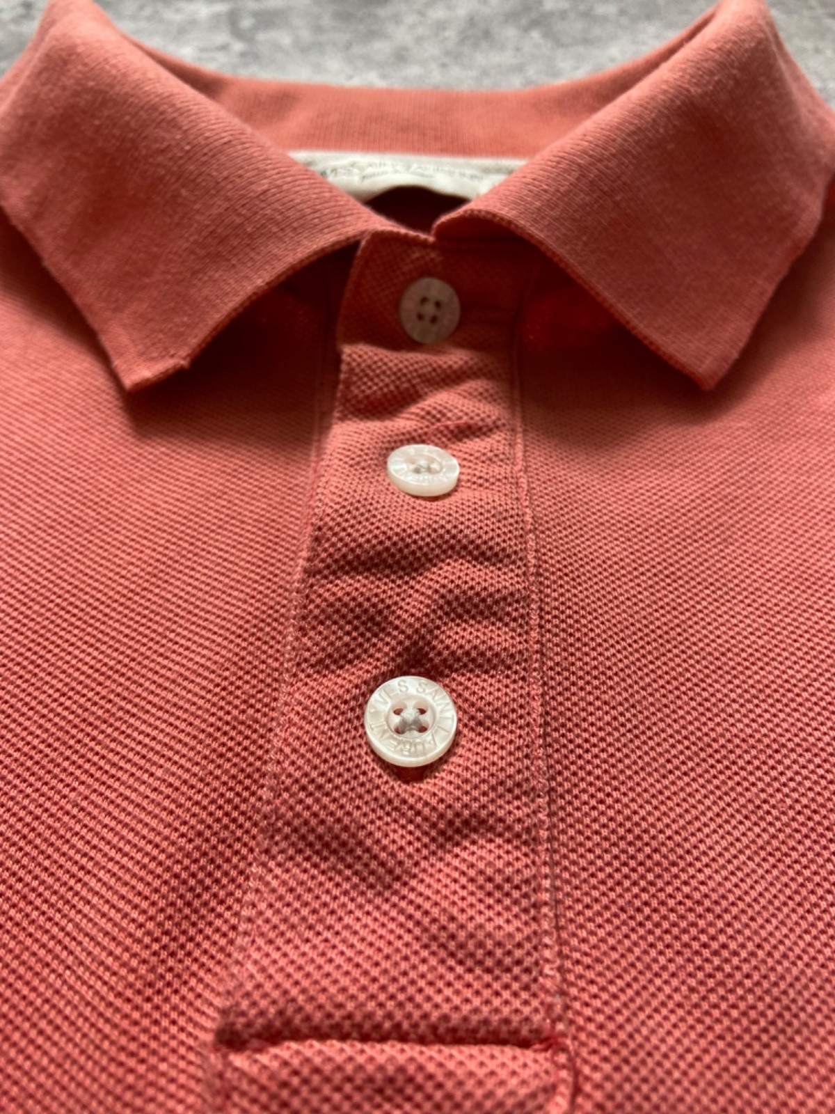 Polo rosa vintage anni 90 Yves Saint Laurent YSL piccolo logo taglia L