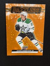 23-24 UD Series 2 Hockey Orange Dazzlers DZ-71 Jason Robertson