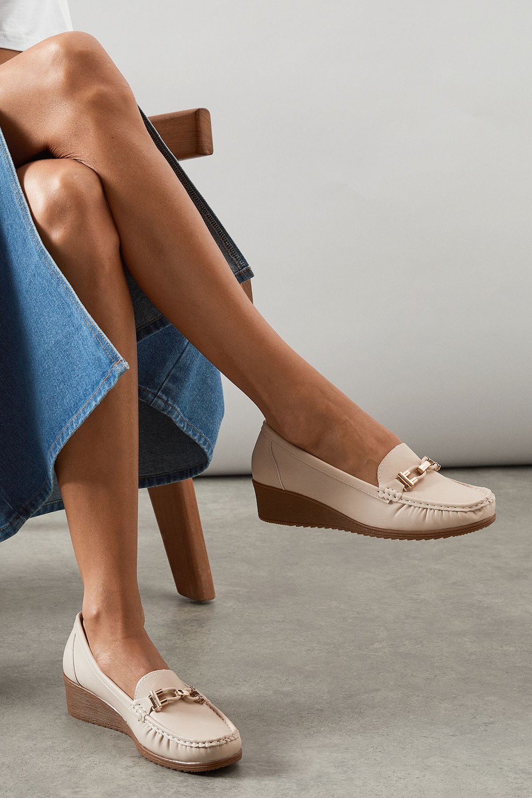 SAOLA Mocassini donna casual Good For The Sole beige