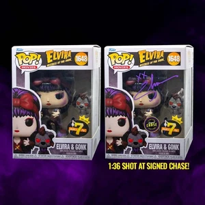 Funko Pop Elvira & Gonk (Moonlight) 1648 *Chance at Signed Chase* 7BAP Exclusive
