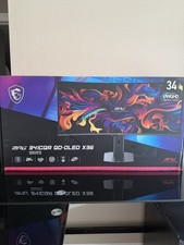 BRAND NEW MSI 34" 360Hz QD-OLED UWQHD Curved Gaming Monitor MPG 341CQR QD-OL