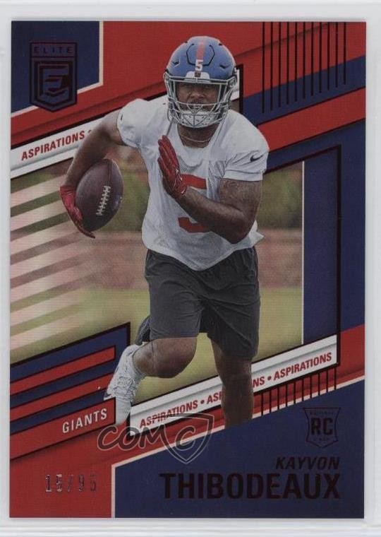 2022 Panini Donruss Elite Rookies Aspirations /95 Kayvon Thibodeaux #137 0z9m