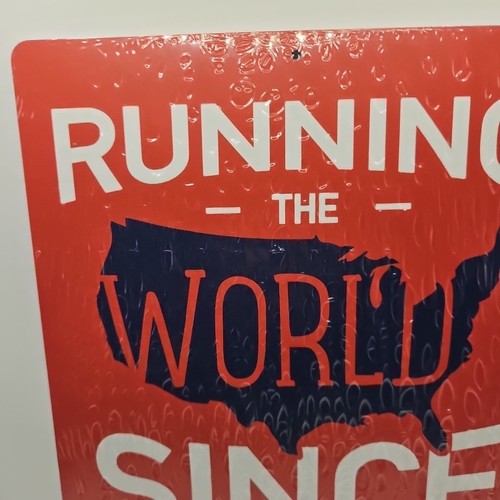 Open Road Brands Running the World Since 1776 Aluminum Wall Art Decor - Picture 2 of 12