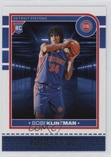 2024-25 Panini NBA Hoops Rookies Bobi Klintman #267 04qn