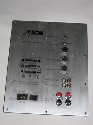 Canton CSP300  für AS85.3  105.3 Vento SUB 601  Subwoofer Aktivmodul Defekt
