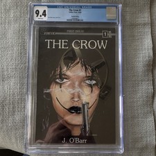 Caliber Press The Crow #1 2nd Printing CGC 9.4 J. O'Barr 1989