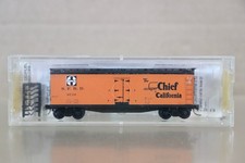 Micro Züge Mtl 9729 n Spur Santa Fe Sfrd 40 'WOOD Box Car 9729 Auf