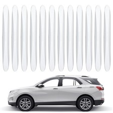 12 Pcs Bumper Guard Strip Anti-Collision Patch Bumper Protector Trim Clear