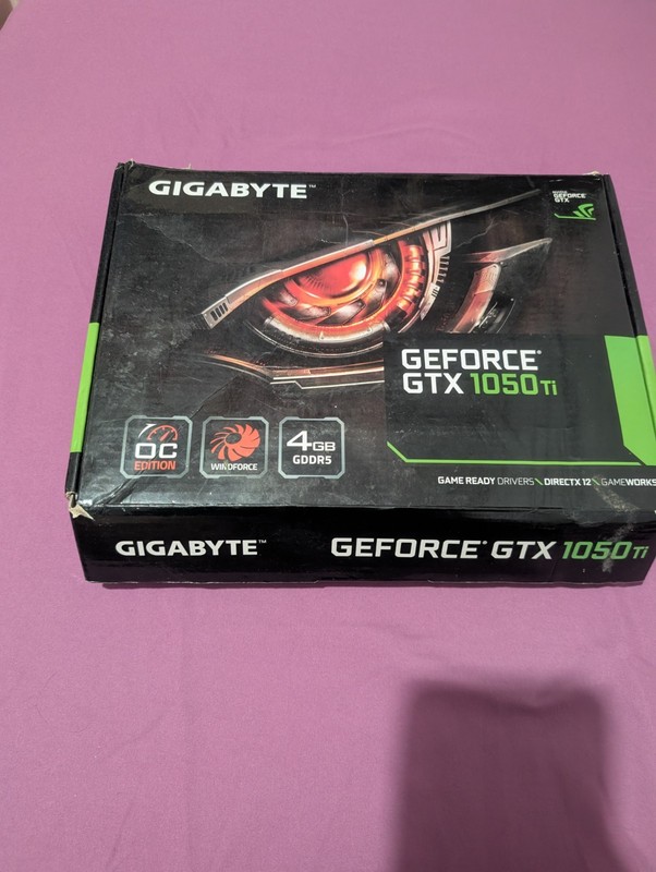 GIGABYTE GTX 1050TI 4GB GDDR5 Graphics Card (GVN105TOC4GD)